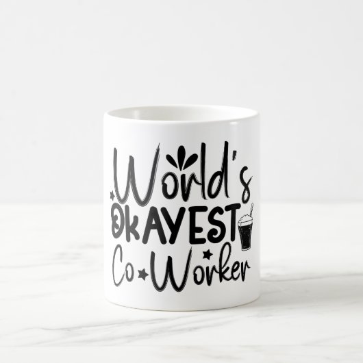 Mug Magic Funny Office Coffee Quotes Verwandlungstasse (Mittel)