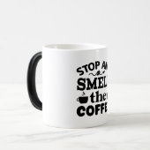 Mug Magic Funny Office Coffee Quotes Verwandlungstasse (Vorderseite Links)