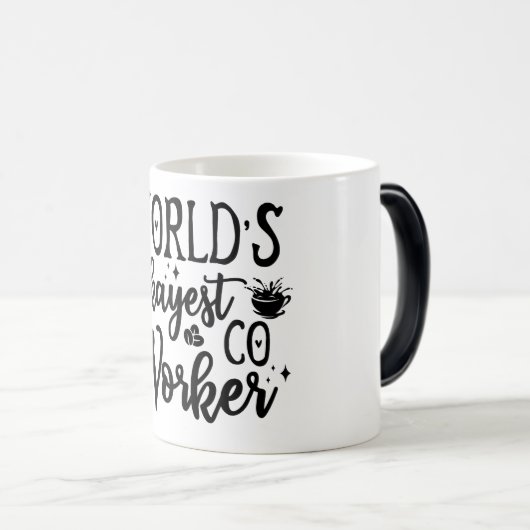 Mug Magic Funny Office Coffee Quotes Verwandlungstasse (VorderseiteRechts)