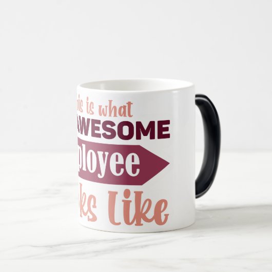 Mug Magic Funny Office Coffee Quotes Verwandlungstasse (VorderseiteRechts)