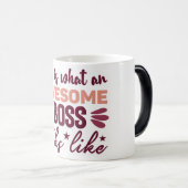 Mug Magic Funny Office Coffee Quotes Verwandlungstasse (VorderseiteRechts)