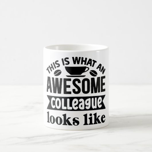 Mug Magic Funny Office Coffee Quotes Verwandlungstasse (Mittel)
