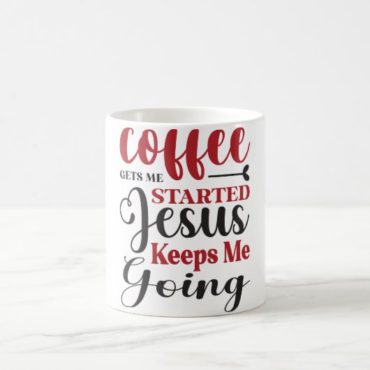 Mug Magic Funny Office Coffee Quotes Verwandlungstasse (Mittel)