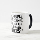 Mug Magic Funny Office Coffee Quotes Verwandlungstasse (VorderseiteRechts)