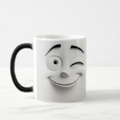 Mug Magic Winking Cartoon Face 3D Verwandlungstasse (Links)