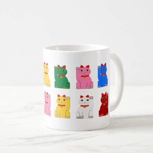 Mug maneki neko kaffeetasse (VorderseiteRechts)