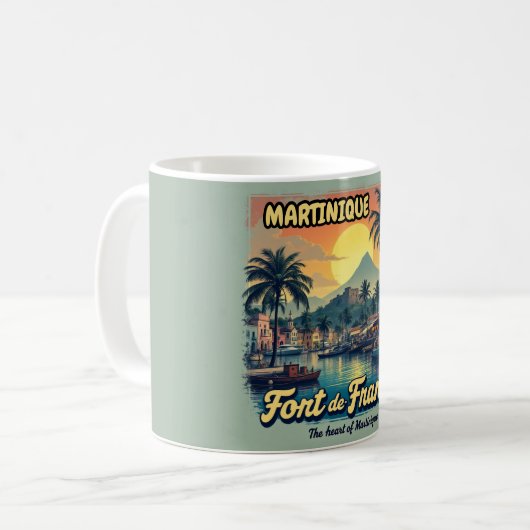 Mug Martinique - Tropischer Strand Kaffeetasse (Vorderseite Links)