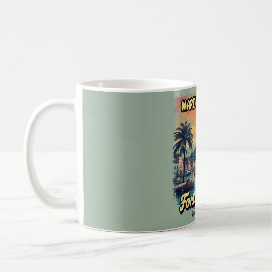 Mug Martinique - Tropischer Strand Kaffeetasse (Links)