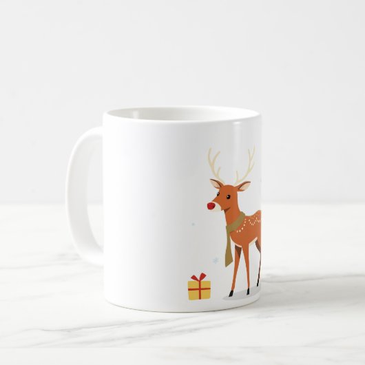 Mug Merry Christmas Kaffeetasse (Vorderseite Links)