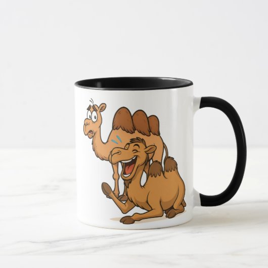 Mug mit einem lachenden Kamel Tasse (Rechts)
