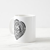 Mug mit polynischem Tattoo. Kaffeetasse (Vorderseite Links)