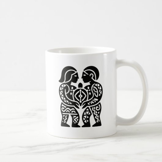 Mug mit Stammestattoo. Kaffeetasse (Rechts)