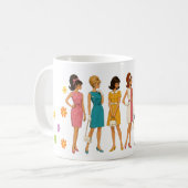 Mug - Modeikone der 60er Jahre Kaffeetasse (Vorderseite Links)