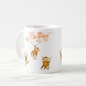 Mug Monkey Happy Kaffeetasse (Vorderseite Links)