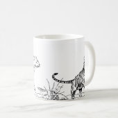 Mug Monochrome Jungle Trio Kaffeetasse (VorderseiteRechts)