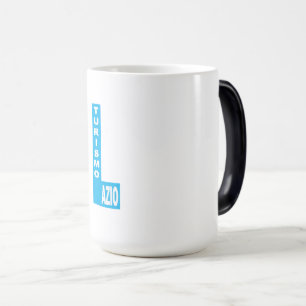 Mug morphing blanche DESIGN LAZIO TURISMO Verwandlungstasse