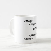 <Mug>, </Mug>, <Liquid>, Kaffee, </Liquid> Kaffeetasse (Vorderseite Links)