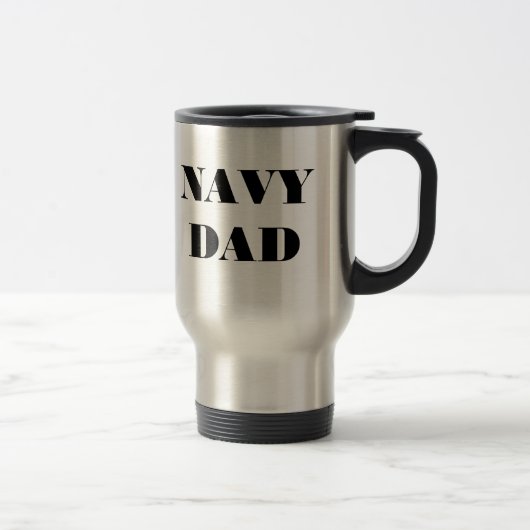 Mug Navy Dad Reisebecher (Rechts)