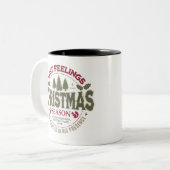 Mug of Warmth: Another Cup of Hot Chocolate Zweifarbige Tasse (Vorderseite Links)