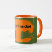 mug orange handle tasse (VorderseiteRechts)