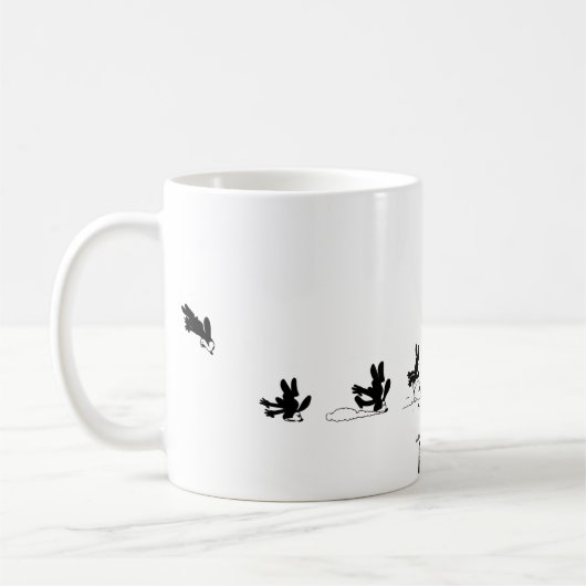 Mug - Oswald - Running from the Lion Kaffeetasse (Links)