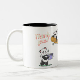 Mug Panda Zweifarbige Tasse