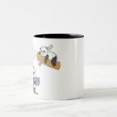 Mug Panda Zweifarbige Tasse (Mittel)