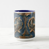 Mug Paper Cut Eagle Two Souls One Heart Tasse (Zentrum)