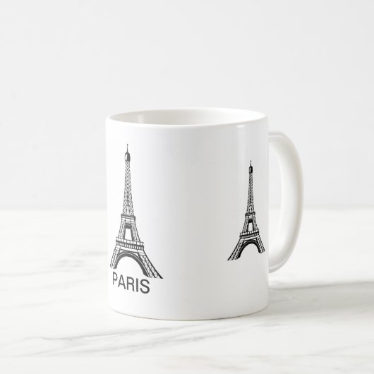 Mug Paris Eiffel Tour Kaffeetasse (VorderseiteRechts)