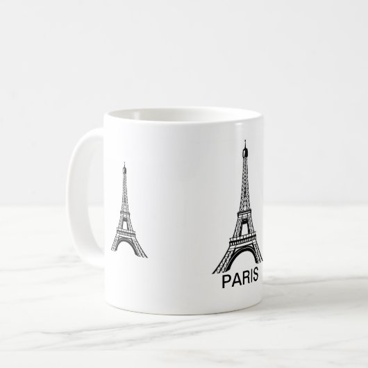 Mug Paris Eiffel Tour Kaffeetasse (Vorderseite Links)