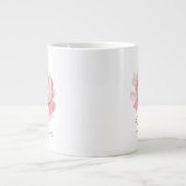 Mug personalisiert Pivoine Aquarelle Jumbo-Tasse (Vorderseite)