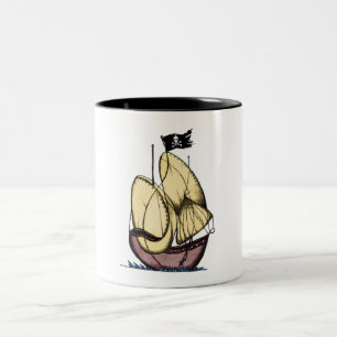 Mug-Piraten Zweifarbige Tasse