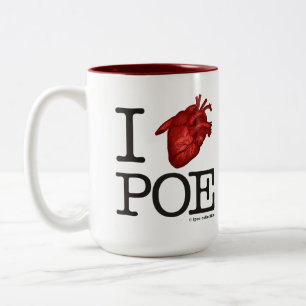 Mug „Poe Heart " Zweifarbige Tasse