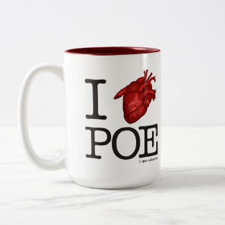 Mug „Poe Heart " Zweifarbige Tasse