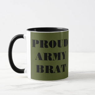 Mug Proud Army Brat Tasse
