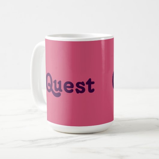 Mug Quest Kaffeetasse (Vorderseite Links)