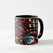 Mug - Red Celestial Moon Tasse (VorderseiteRechts)