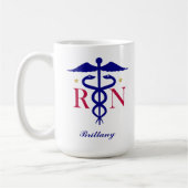 Mug Registered Nurse (Personalize It) Kaffeetasse (Links)