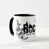 Mug Rock deine Welt Tasse (Vorderseite Links)