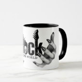 Mug Rock your world  Tasse (VorderseiteRechts)