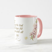 Mug: Romans 15:13 Bible Verse  Tasse (VorderseiteRechts)