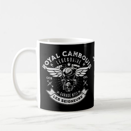 Mug Royal Cambouis - Legendäre Garage Kaffeetasse (Links)