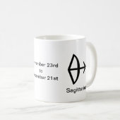 Mug - Sagittarius glyph Kaffeetasse (VorderseiteRechts)