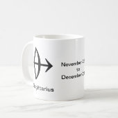 Mug - Sagittarius glyph Kaffeetasse (Vorderseite Links)