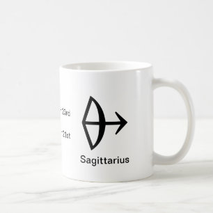 Mug - Sagittarius glyph Kaffeetasse