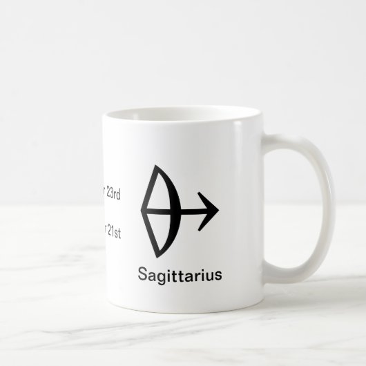 Mug - Sagittarius glyph Kaffeetasse (Rechts)