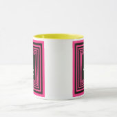 Mug Schädeldesign Modern Minimalmotiv. Tasse (Zentrum)