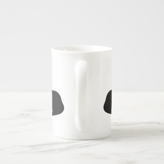 Mug - Seal silhouette Porzellantasse (Rückseite)