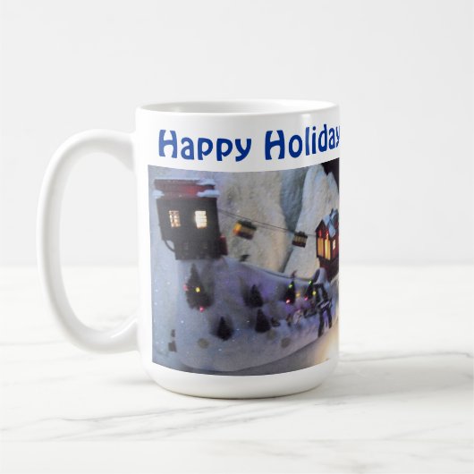 Mug-Skipiste Kaffeetasse (Links)