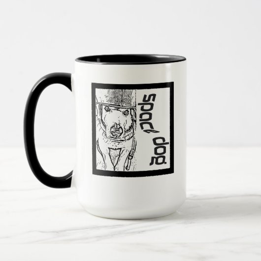 Mug. SpaceDog. Tasse (Links)